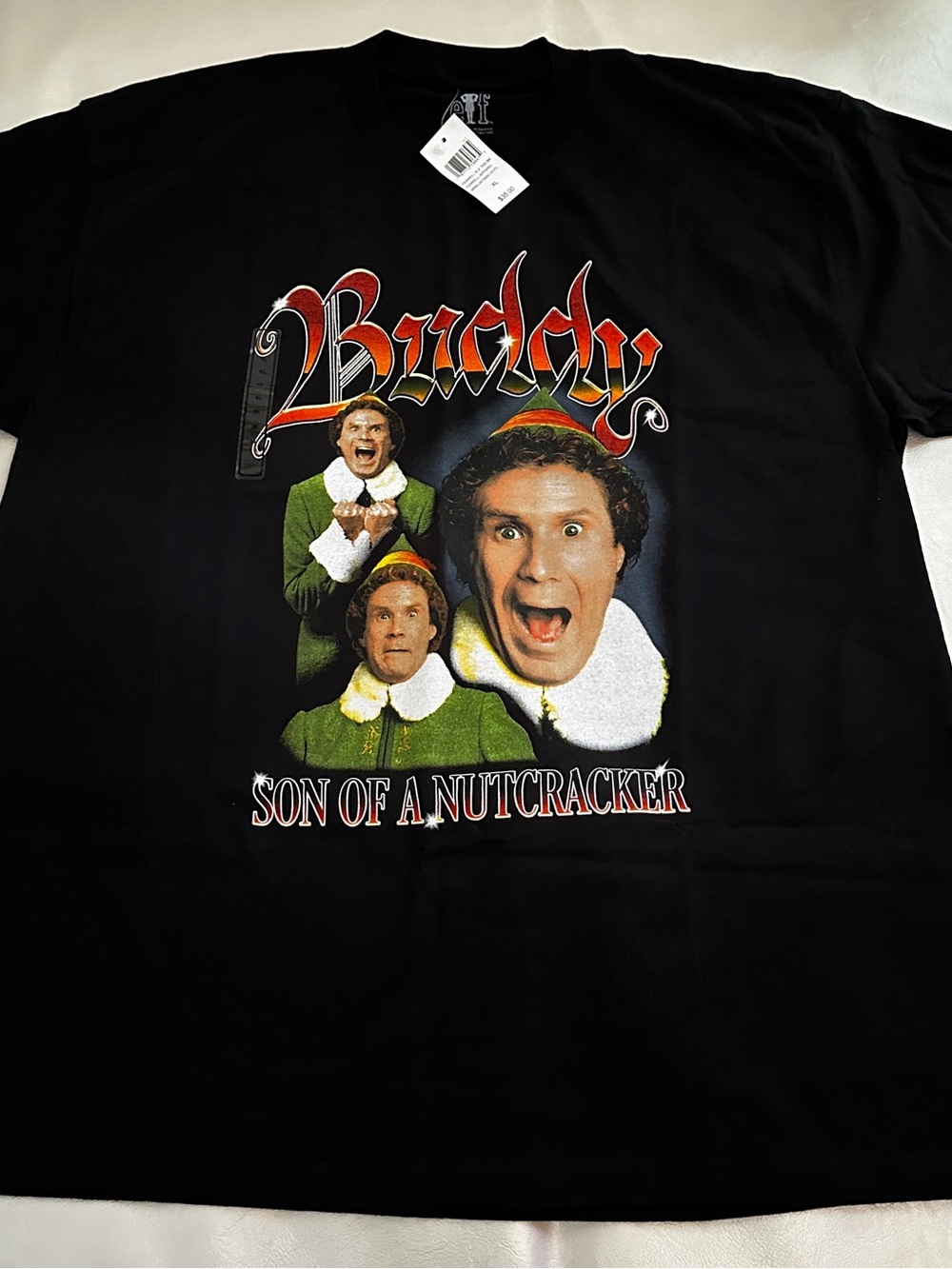 ELF Buddy Son of a Nutcracker Graphic Tee - Black